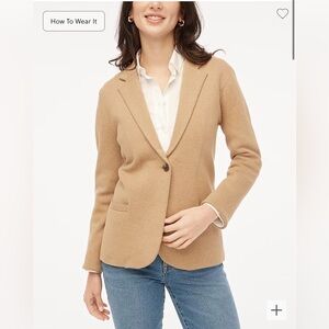 J. Crew Factory Schoolboy Sweater Blazer